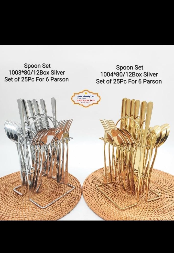 25 set de Couvert innox