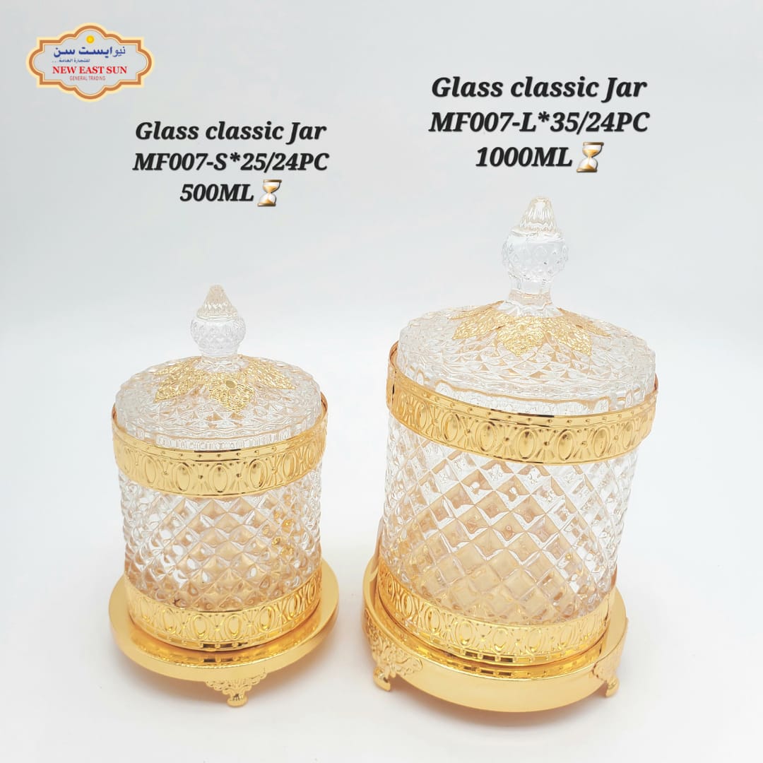Pot en verre classique
