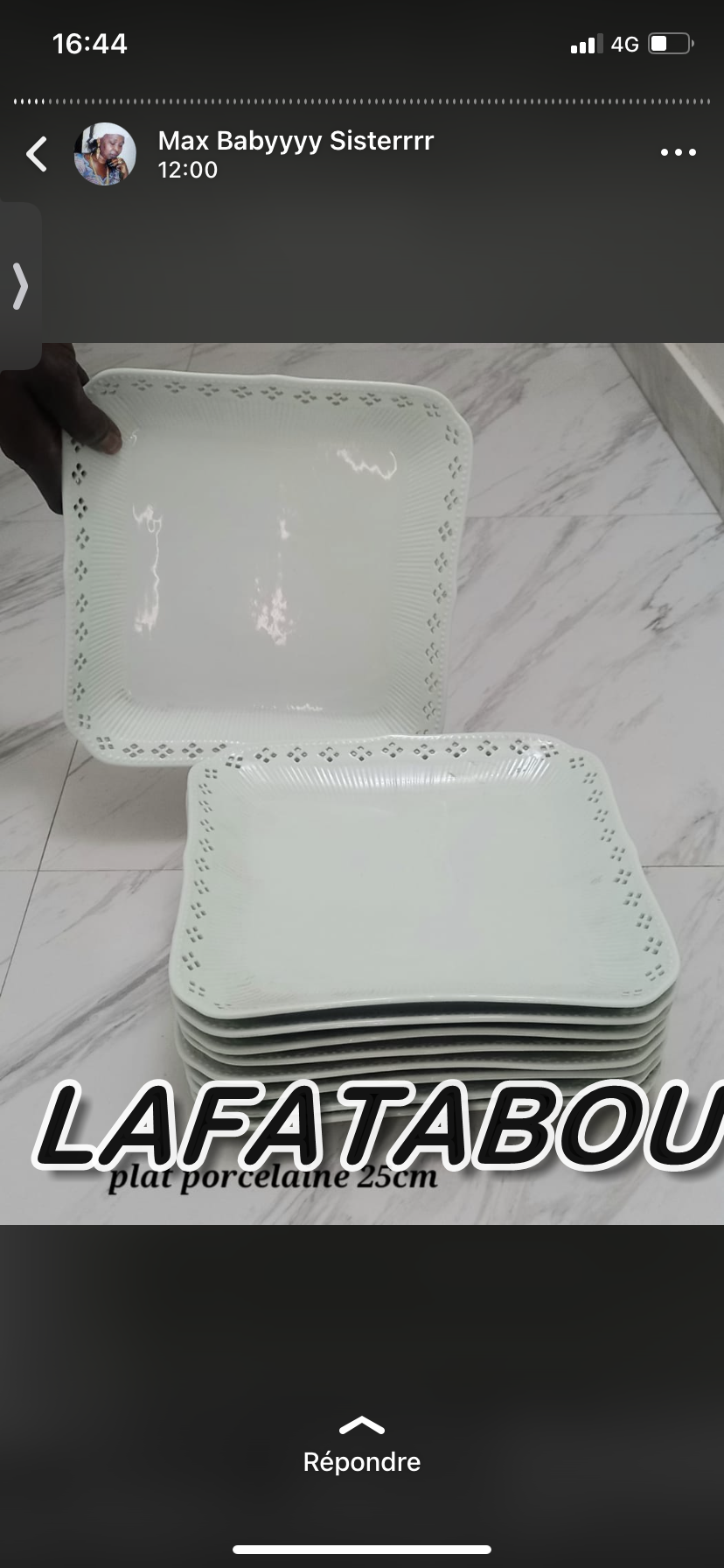 plats carrée