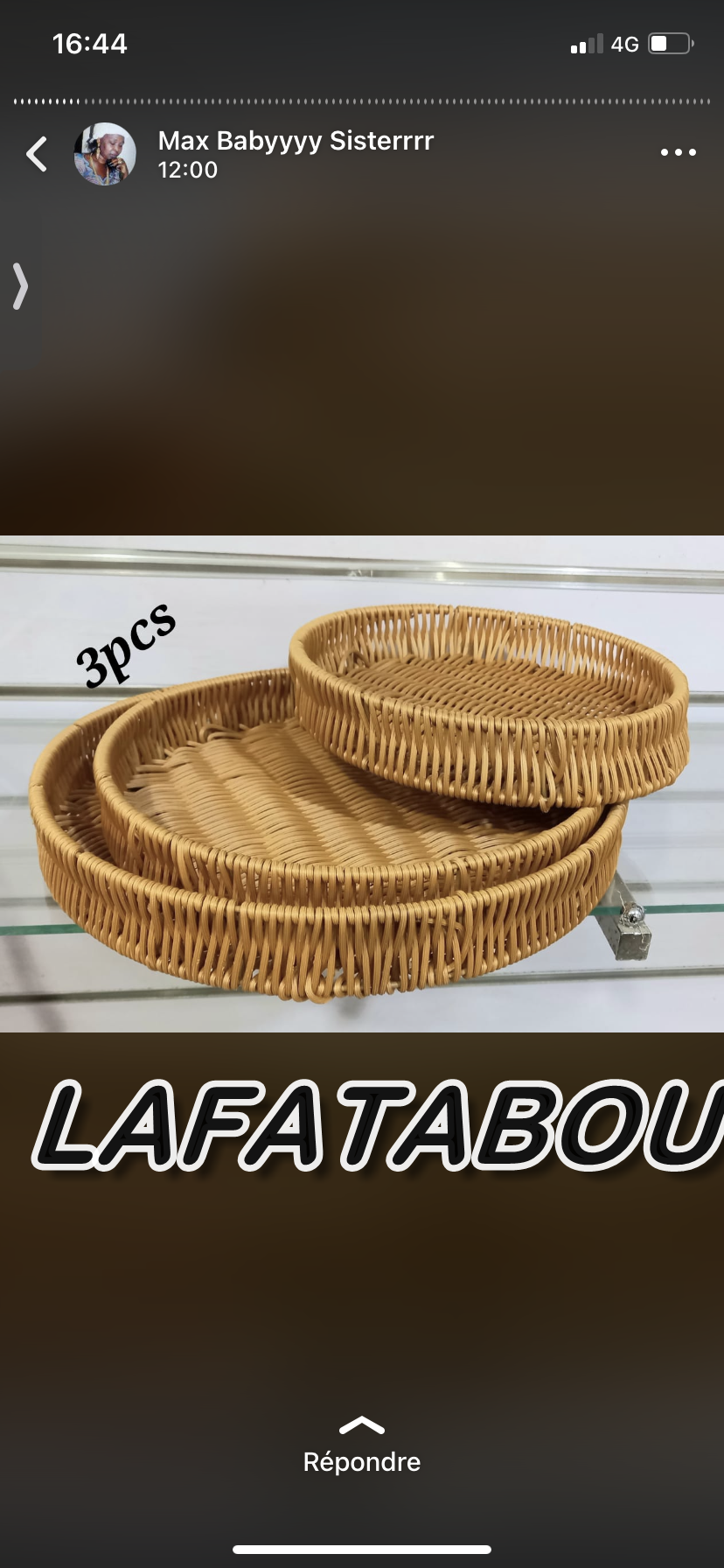 plateau bambou