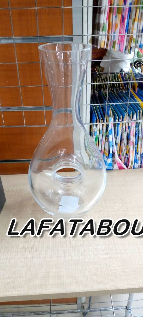 vase décoratif transparent