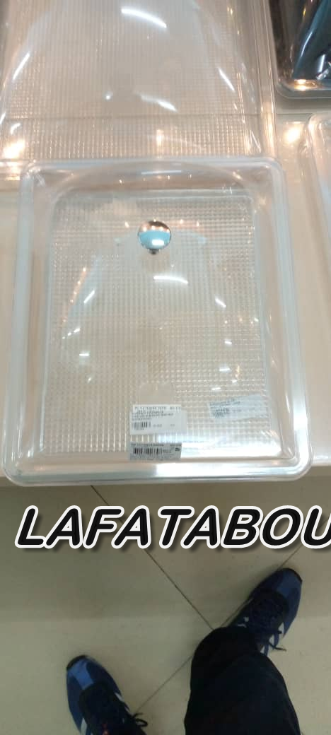 vaisselles transparente