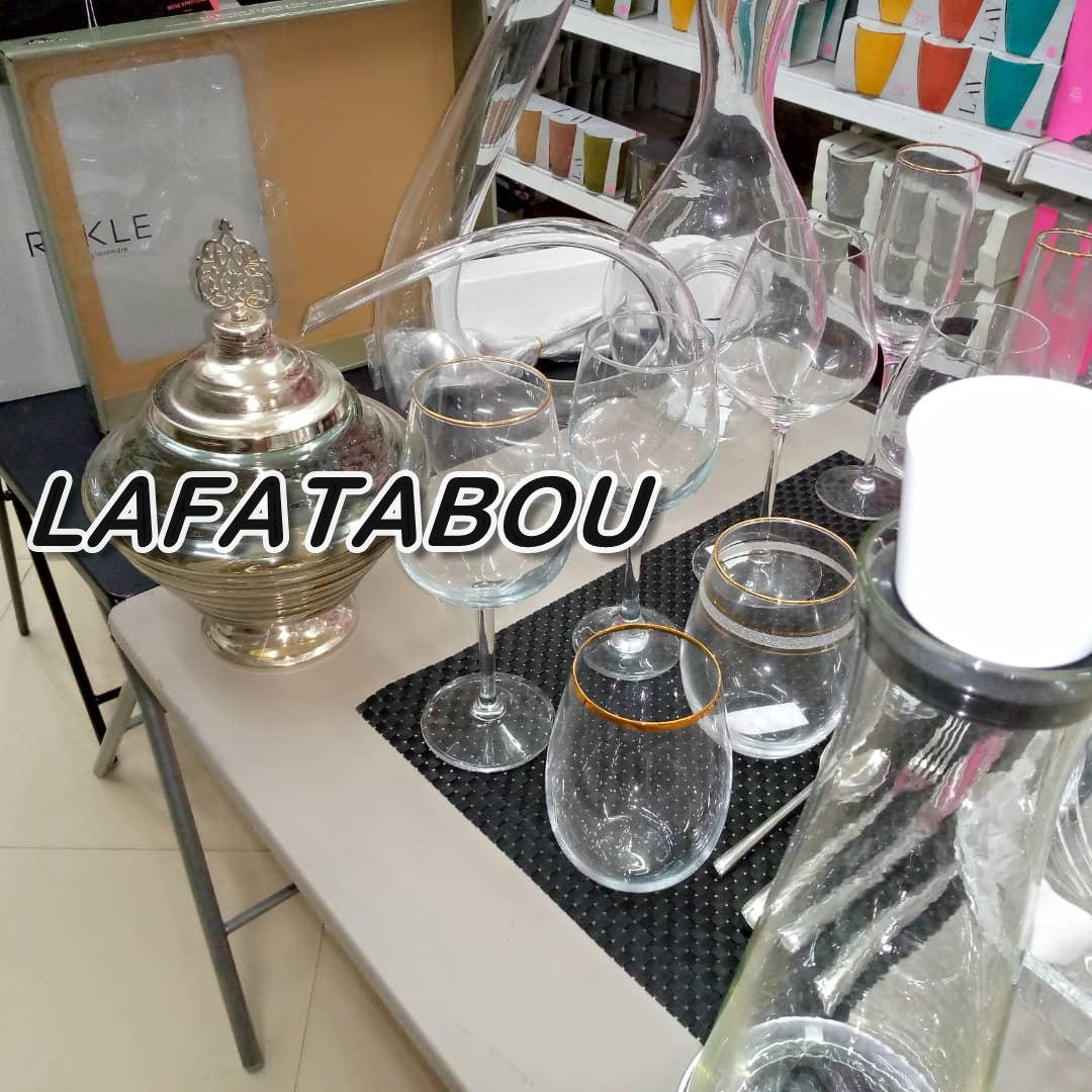 vaisselle transparente