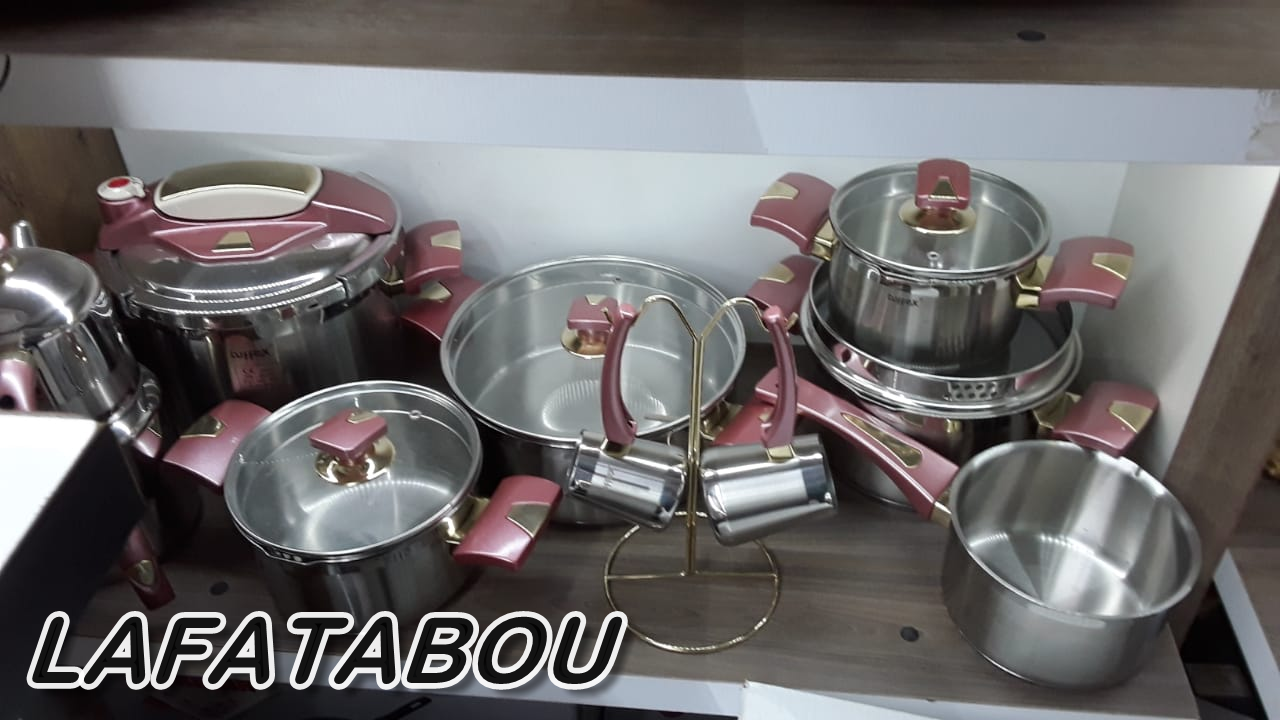 série de casserole en alluminium