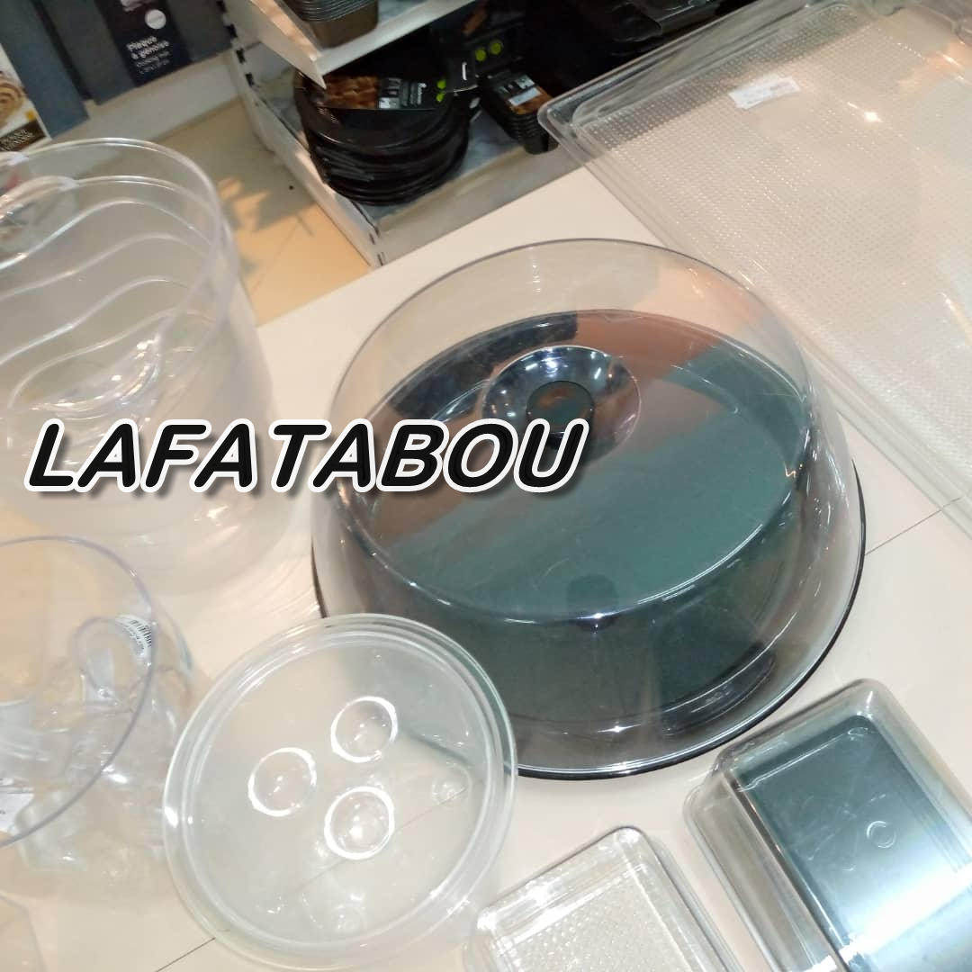 couvert de présentation transparent