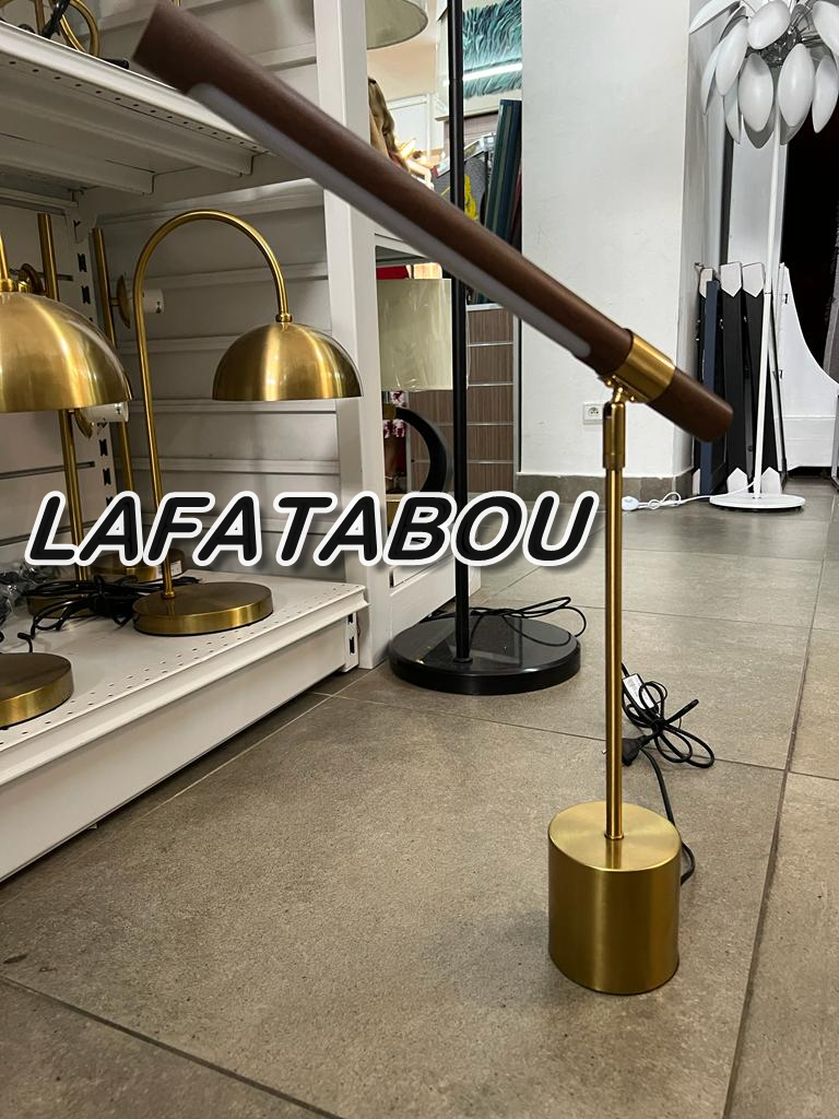 lampe de table marron