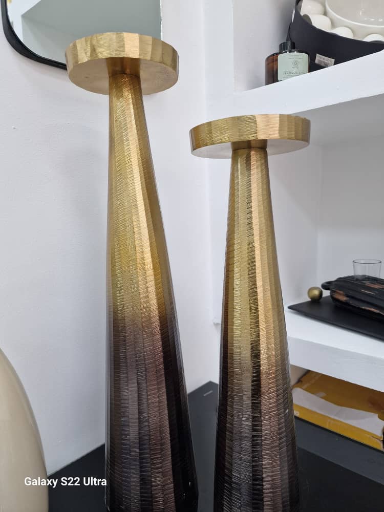  Bougeoir en aluminium